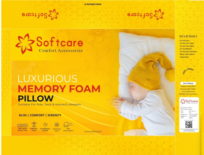 Memory foam pillow